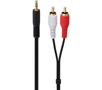 LOGIK 3.5 mm to RCA Cable - 1.5 m, Red