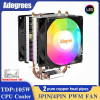 enfriador de aire de cpu x79 x99 ventilador de refrigeracion de procesador pwm de 3 pines4 pines para intel lga 1366 1151 1155 1200 1700 2011 amd am3 am4 am5