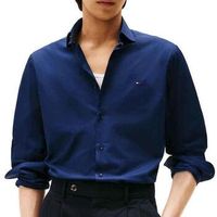 tommy hilfiger camisa manga larga cl - contrast para hombre