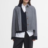 barbour emery wool-blend overshirt - 18