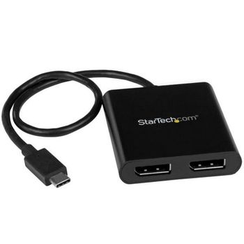 StarTech Adaptador gráfico USB-C a Displayport 2 Puertos