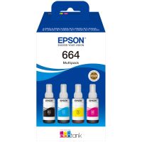 epson 664 botella de tinta negrocianamarillomagenta
