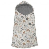 2024 saco capazo capucha selva gris dydados pelo estampado pelo gris
