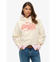 superdry para mujer w2012438a sudadera vintage blanco crema l casual algodon