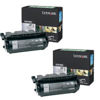 original multipack lexmark t634dtnf printer toner cartridges 2 pack -12a7460