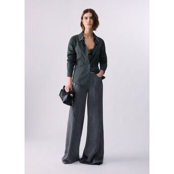 Liu Jo Pantalones Pantalón flare con cinturón para mujer