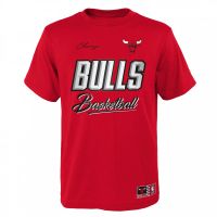 camiseta chicago bulls court track outerstuff - junior away