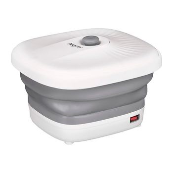 Masajeador De Pies Plegable Con 4 Rodillos De Silicona. 9,5l De Capacidad Y 400w De Potencia. 38x35x14 Cm. Color: Negro