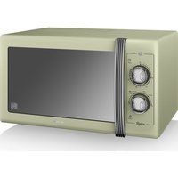 swan retro sm22070gn solo microwave - green green