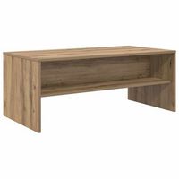 mesa de cafe roble artisan 100 x 50 x 40 cm vidaxl