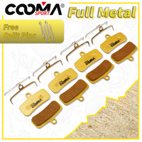 4 pares de pastillas de freno de disco para bicicleta shimano xt m9020m8020zeesaintm640m800m810m820m520m420 ultra clase gold full metal
