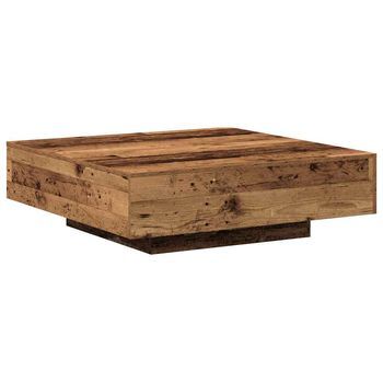 Mesa De Centro 100x100x31 Cm  - Marrón