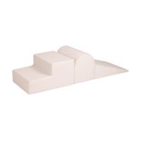 parque infantil escalada boucle blanco 3 elementos sin pozo de bolas meowbaby