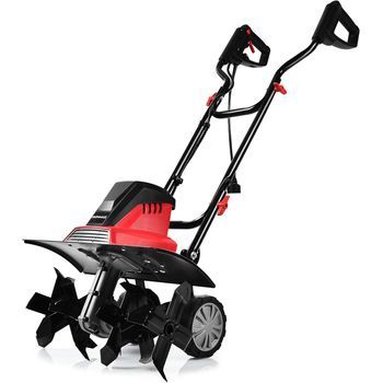 Motoazada Eléctrica Ancho De Trabajo De 43cm /6 Cuchillas /1500w Costway 104.5 X 100 X 45.5 Cm
