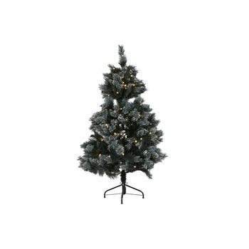 Arbol Led Pvc 100x100x150 200 Leds Nevado Verde