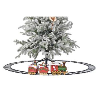 Pack De 2 Tren Led Resina 136x136x15 4aa Movimiento Musical