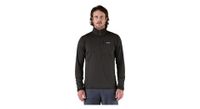 forro polar patagonia r1 pullover negro hombre