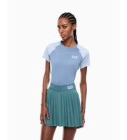 ea7 para mujer 7w000986af21059 falda tennis pro turquesa l deportivo poliamida