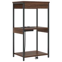 armario de noche roble marron 41 x 31 x 76 cm vidaxl