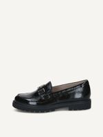 caprice slipper black made of leather size 41
