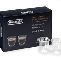delonghi la coleccion espresso 90 ml juego de 6 vasos de doble pared dlsc300