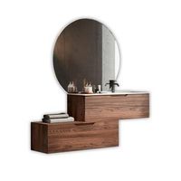 composicion bano lavabo derecha 4 piezas solmira roble rio en mdf