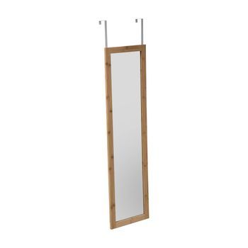 Espejo De Puerta 110x30cm Bambú