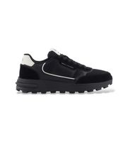 ax armani exchange para hombre xm002197af17447mc024 zapatillas con inserciones en contraste negro 45 plano cordones casual mesh