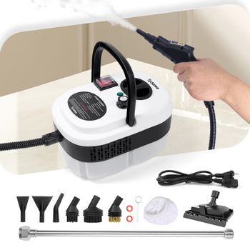 Limpiadores de Vapor Multifuncionales de 2500W, Limpiadores de Vapor de Mano de Alta Temperatura y Presión, Herramienta de Limpieza Fácil para el Hogar y la Cocina