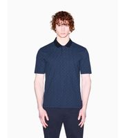 ax armani exchange para hombre xm000736af10819fb436 polo elastico marino m casual algodon manga corta