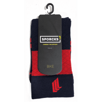 calcetin sporcks marie blanque pro elite azul y rojo talla s