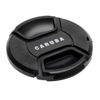 Tapa para lente Caruba Clip Cap 55mm Negro universal con cordón
