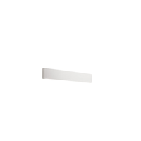 aplique de pared led de 18 w pintable en yeso blanco mate 3000 k 1440 lm difusor coloreable - perenz - blanco