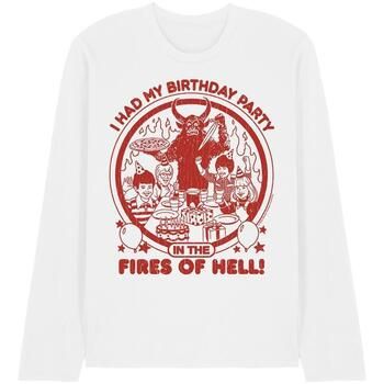 Steven Rhodes Camiseta manga larga Birthday In Hell para hombre