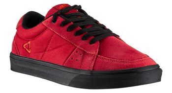 Zapatillas leatt 1 0 planas rojo lava