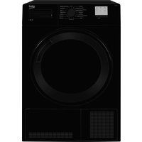 beko tumble dryer dtgc8000b 8 kg condenser  - black black