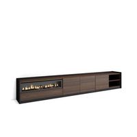 mueble tv farajan-02 con chimenea para salon moderno