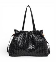 liu jo para mujer aa6098-es027 bolso shopper trenzado negro osfa casual poliester