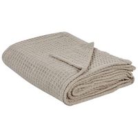 colcha de algodon relieve gofre textiles sala de estar dormitorio gris pardo 220 x 240 cm chagyl