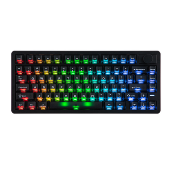 Teclado Gaming Híbrido Magnético EPOMAKER HE75 V2 TMR 75% ANSI US Layout con Cable/BT/Inalámbrico 2.4Ghz, Hot-Swap y Frecuencia de Sondeo de 8K