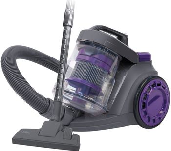RUSSELL HOBBS RHCV3511 Cylinder Bagless Vacuum Cleaner - Purple & Grey, Purple