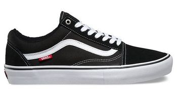 Zapatillas vans old skool pro negro   blanco