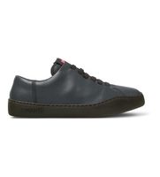camper para mujer k200877-052 zapatillas de piel peu touring gris oscuro 36 plano cordones casual
