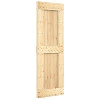puerta corredera narvik natural y negro 70 x 210 cm 2135 cm vidaxl