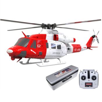 Goosky Legend E2 GPS 2.4G 6CH UH-1Y TOF Mantenimiento de Altitud Doble Motor Brushless de Directo Montaje RC Helicóptero