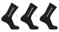 salomon everyday crew calcetines de 3 pares negro unisex