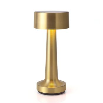 Barra de luz LED Retro, lámpara de mesa decorativa vintage, lámpara de mesa con sensor táctil, recargable por usb luz nocturna, regulable, para decoración de bar o resturante, 3 colores, Don Feliz