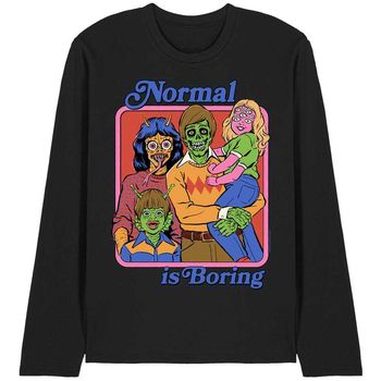 Steven Rhodes Camiseta manga larga Normal Is Boring para mujer