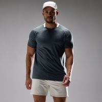 camiseta training ultra gridded para hombre de mp - anchor grey - xs