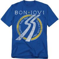 bon jovi camiseta slippery when wet para hombre